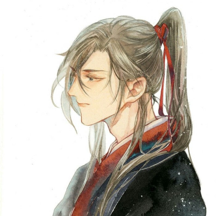 雅致男子古風(fēng)頭像，劍眉星目古典男生頭像