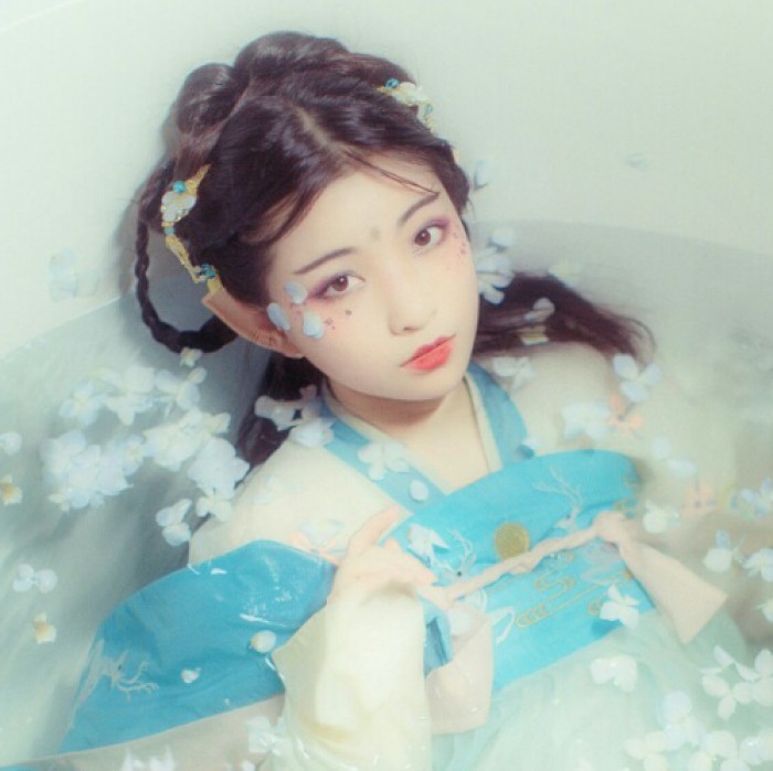 花容月貌古風(fēng)女子頭像，秀雅家佳樂文學(xué)qq頭像