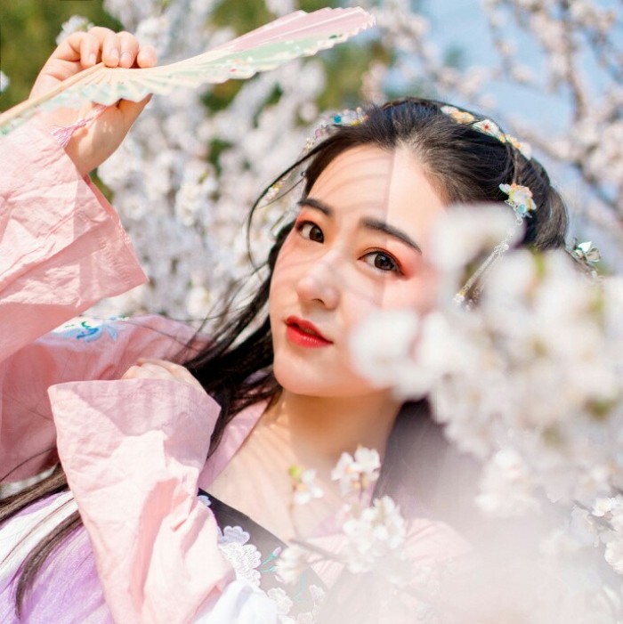 粉妝玉琢的女子古風(fēng)頭像，家佳樂文學(xué)女生頭像