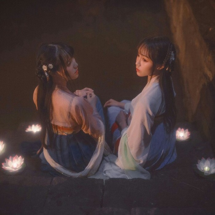 閨蜜古裝女子古風頭像，楚楚動人女生頭像