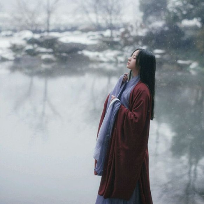 溫柔可人古風(fēng)漢服女子頭像，端莊秀麗女生頭像