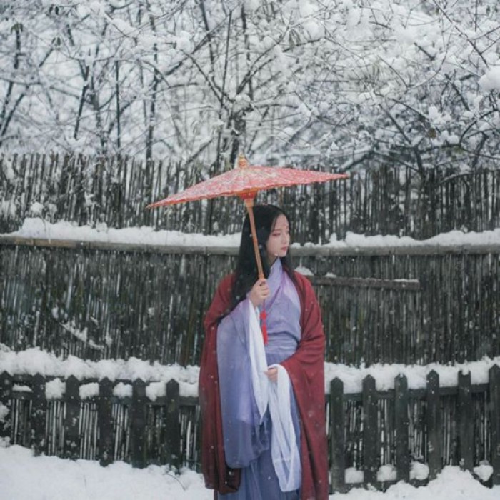 溫柔可人古風(fēng)漢服女子頭像，端莊秀麗女生頭像