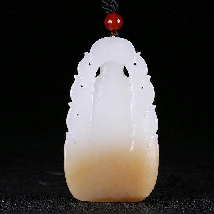 夫妻和田玉掛墜，玉佛觀音彌勒佛項(xiàng)鏈