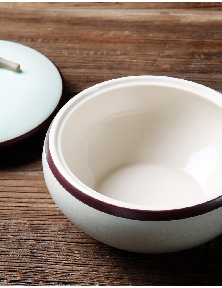 中式古典陶瓷禮盒茶葉罐，普洱醒茶葉包裝密封