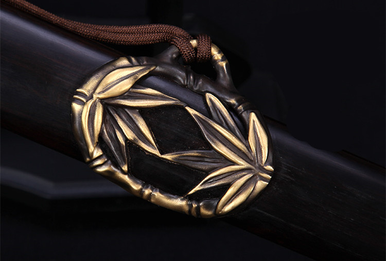 正宗寶劍銅裝乾隆佩劍，花紋鋼君子寶劍