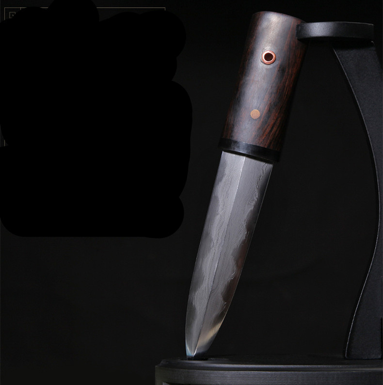 隱劍簡(jiǎn)約短劍手工漢劍，短小易帶紫檀劍鞘