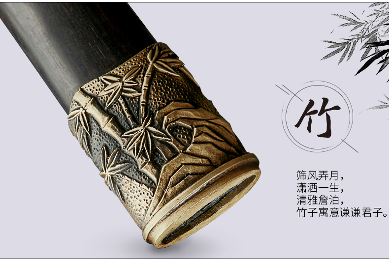 梅蘭竹菊八面四君子劍，中國傳統(tǒng)象征紋飾寶劍