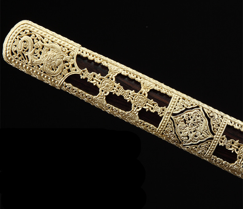 明朝御制大永樂劍，手工寶劍花紋鋼劍