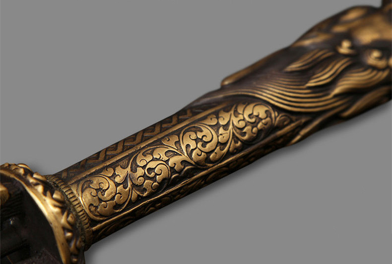 降魔刃藏傳佛教寶劍，短劍冷兵器一體劍