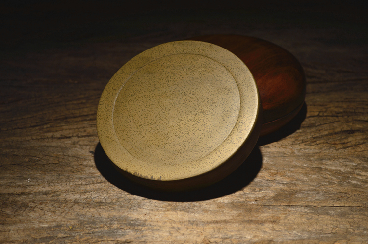 老坑黃魚子原石籽料硯臺(tái)，四大名硯歙硯硯臺(tái)