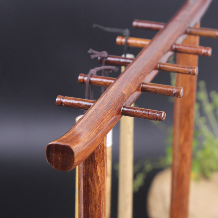 簡約花梨木筆掛筆架，實木書法用品