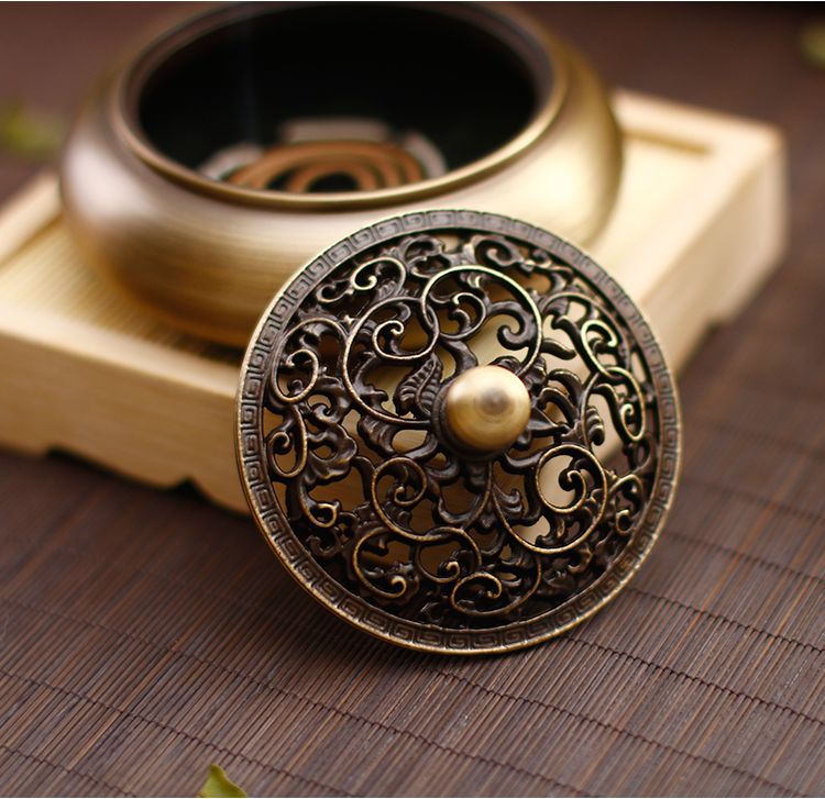 古韻純銅生活家居檀香爐，沉香熏香爐盤香爐。