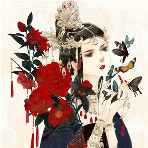 英氣女子古風(fēng)頭像，動漫女生頭像qq頭像