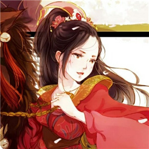 手繪風(fēng)格華貴古風(fēng)女子頭像，動(dòng)漫頭像女生頭像