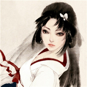 冬日飛雪女子古風頭像，好看的動漫頭像