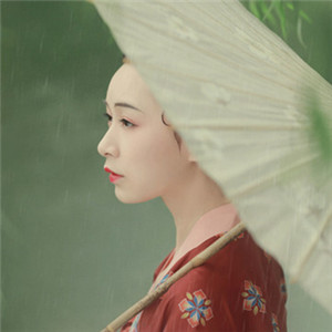 煙雨迷蒙古風(fēng)女子頭像，漢服真人頭像qq頭頭像