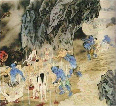 中國(guó)古代十八層地獄的傳說圖解