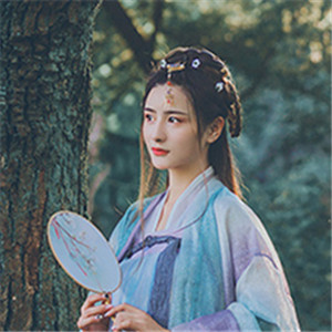星輝光影漢服古風(fēng)女子頭像，妖媚女生頭像