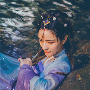 星輝光影漢服古風(fēng)女子頭像，妖媚女生頭像