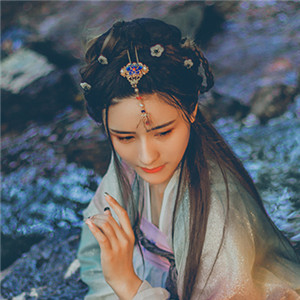 星輝光影漢服古風(fēng)女子頭像，妖媚女生頭像