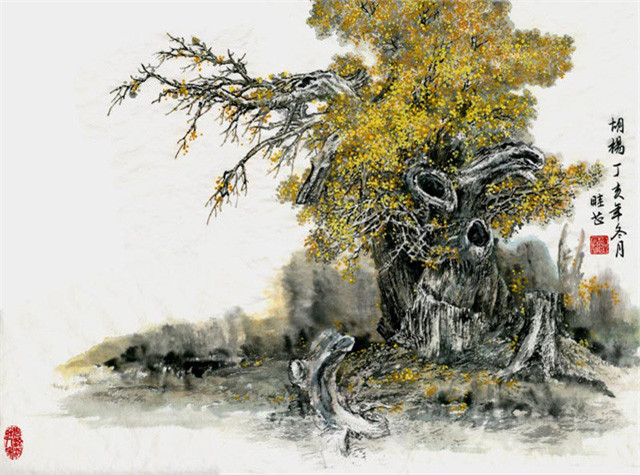 傅畦芷工筆色彩水墨國(guó)畫(huà)欣賞