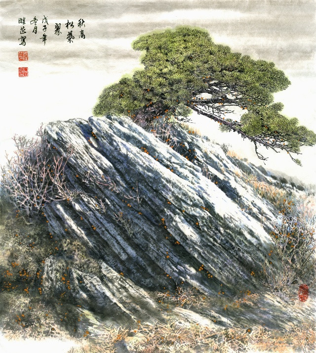 傅畦芷工筆色彩水墨國(guó)畫(huà)欣賞