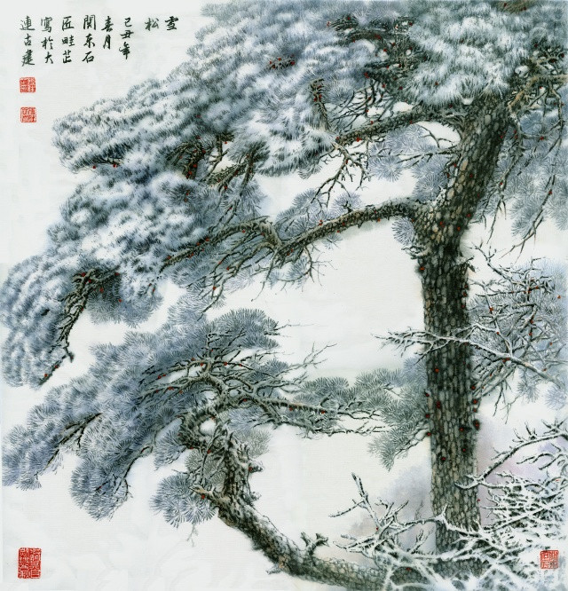 傅畦芷工筆色彩水墨國(guó)畫(huà)欣賞