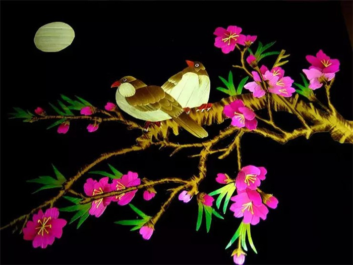 中國文化藝術(shù)瑰寶麥燙畫作品欣賞