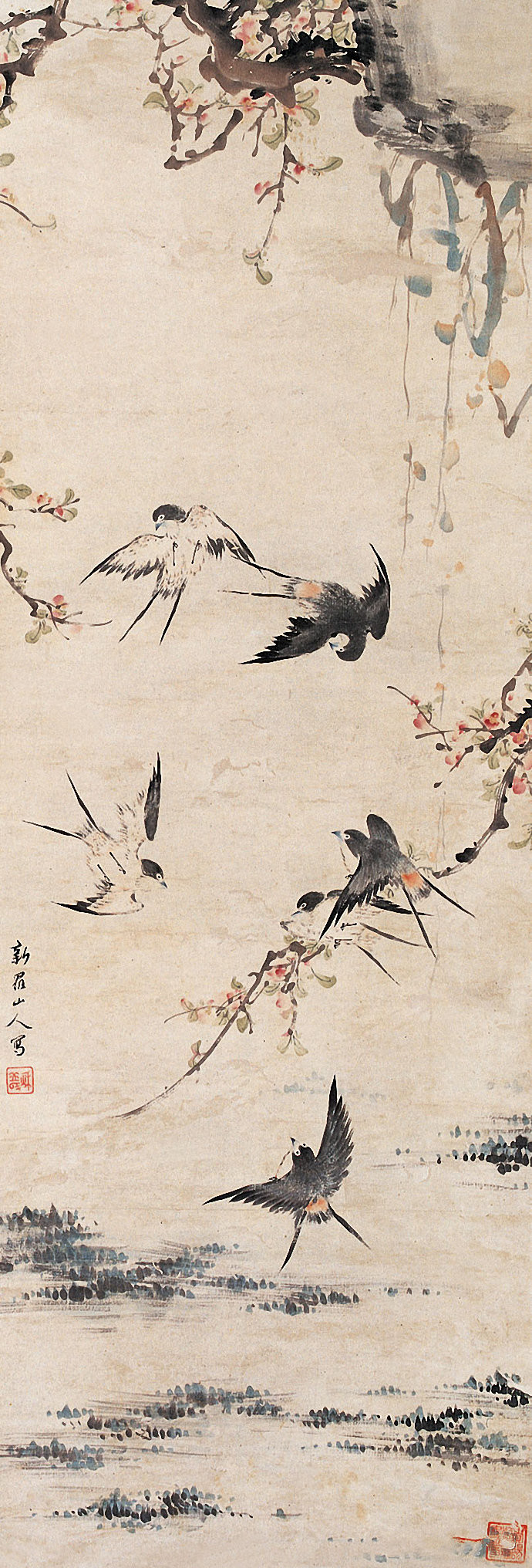 清代畫家華嵒精美花鳥書畫作品欣賞