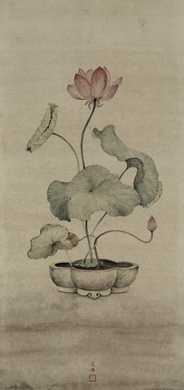 古典清雅宋揚(yáng)國(guó)畫(huà)植物家具工筆畫(huà)（二）