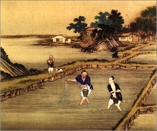 中國24節(jié)氣古畫圖，超美國畫插畫欣賞