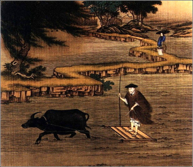 中國24節(jié)氣古畫圖，超美國畫插畫欣賞