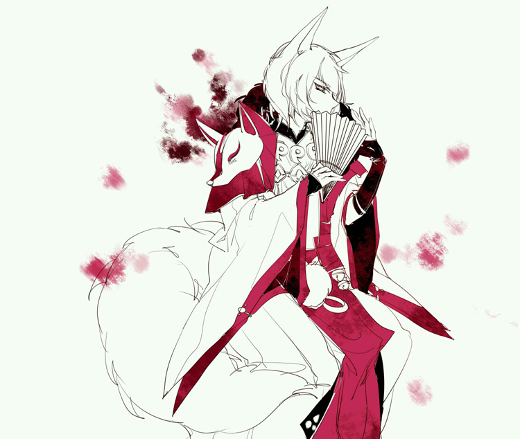 陰陽(yáng)師妖狐古風(fēng)圖片