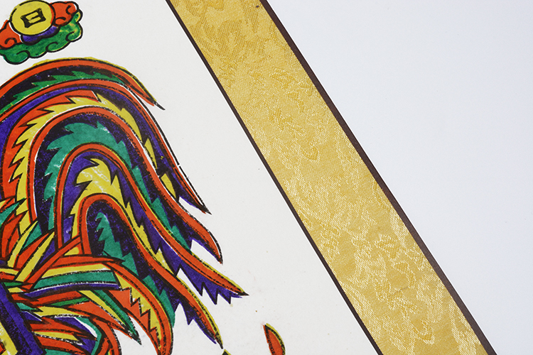 2017雞年開(kāi)封木板年畫(huà)