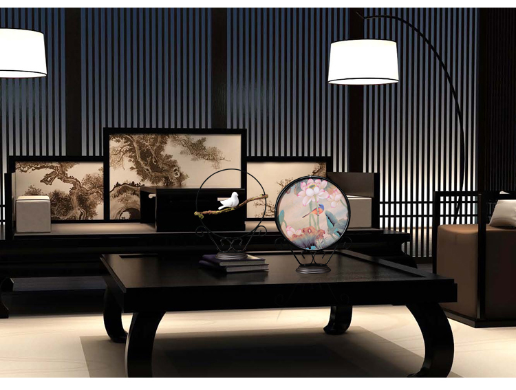 寓意招財(cái)?shù)募壹褬?lè)文學(xué)禪意鐵藝工藝品擺件