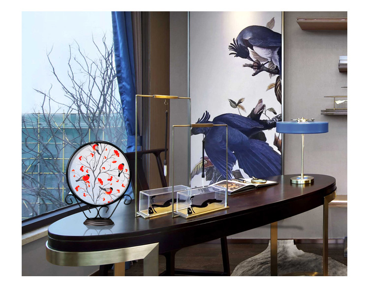 寓意招財(cái)?shù)募壹褬?lè)文學(xué)禪意鐵藝工藝品擺件