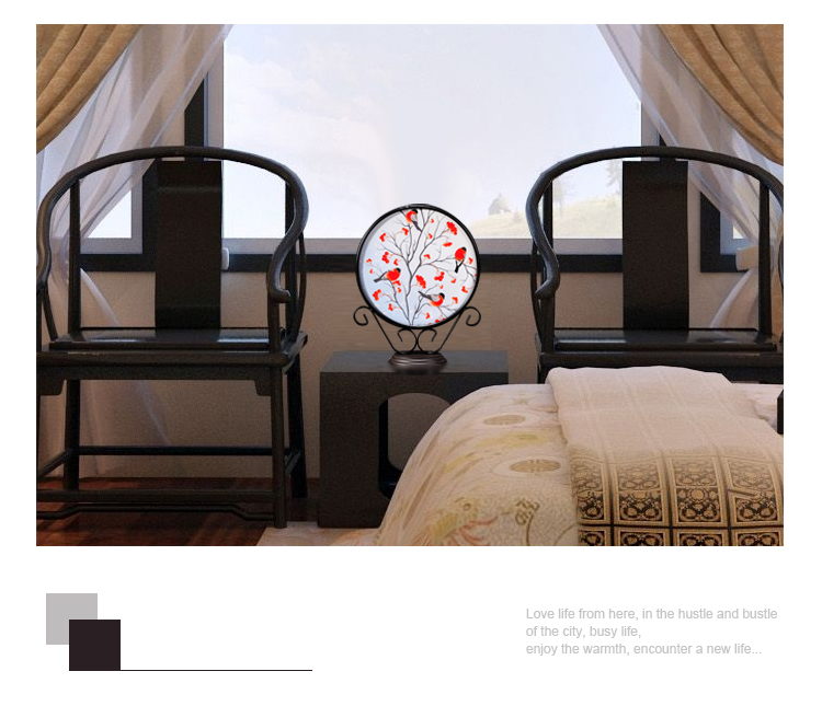 寓意招財(cái)?shù)募壹褬?lè)文學(xué)禪意鐵藝工藝品擺件