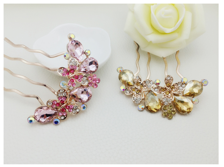 家佳樂(lè)文學(xué)珍珠發(fā)梳插梳可愛(ài)氣質(zhì)頭飾首飾