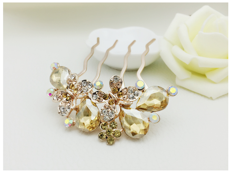 家佳樂(lè)文學(xué)珍珠發(fā)梳插梳可愛(ài)氣質(zhì)頭飾首飾