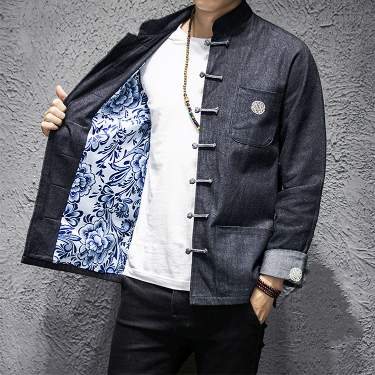 家佳樂(lè)文學(xué)夾克立領(lǐng)唐裝