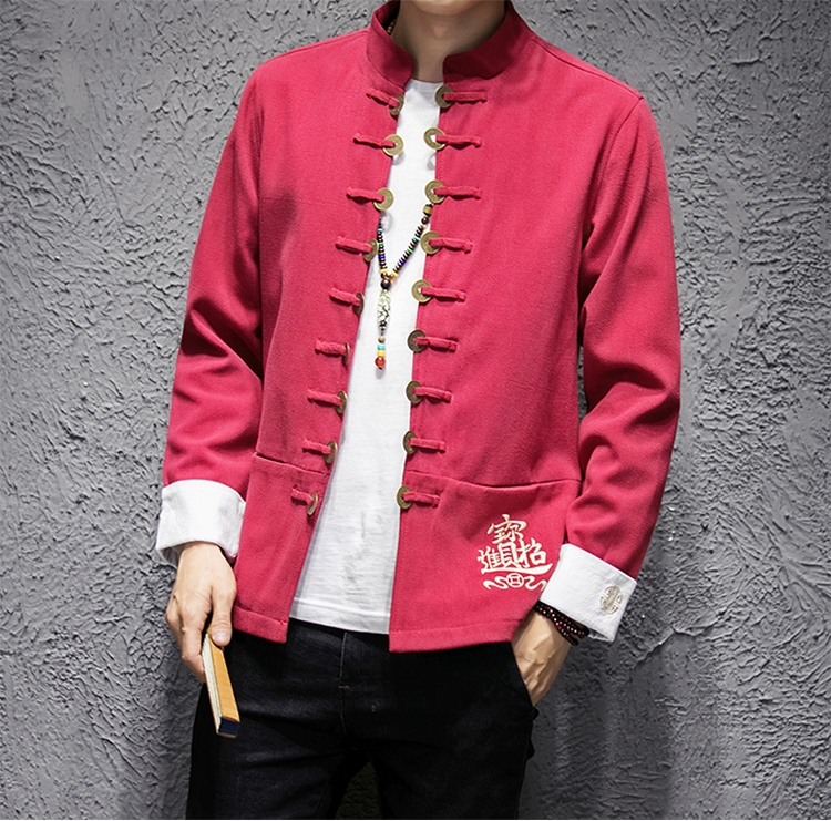 家佳樂(lè)文學(xué)夾克立領(lǐng)唐裝