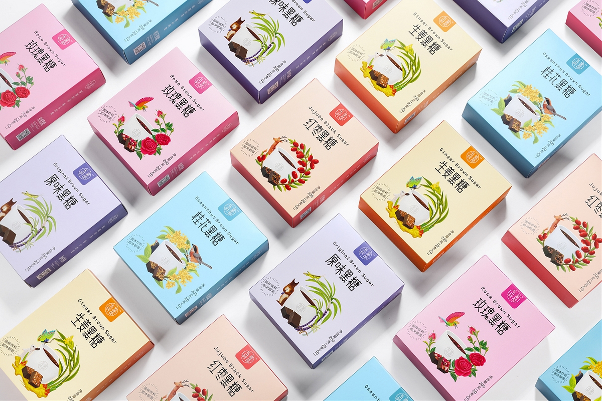創(chuàng)意極簡(jiǎn)黑糖茶包裝設(shè)計(jì)
