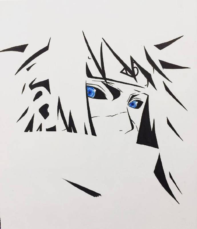 火影忍者簡約精致插畫