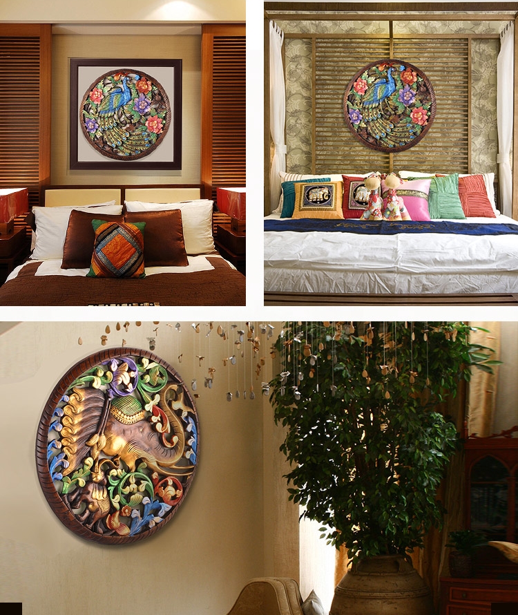 泰式雕刻，柚木雅致精美木雕