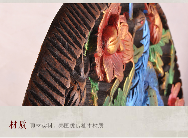 泰式雕刻，柚木雅致精美木雕