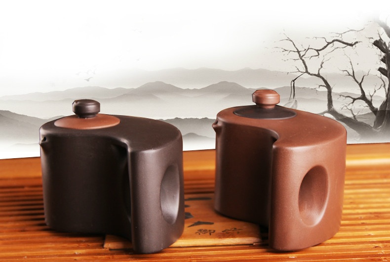 太極陰陽紫砂壺，創(chuàng)意家佳樂文學(xué)格紫砂壺