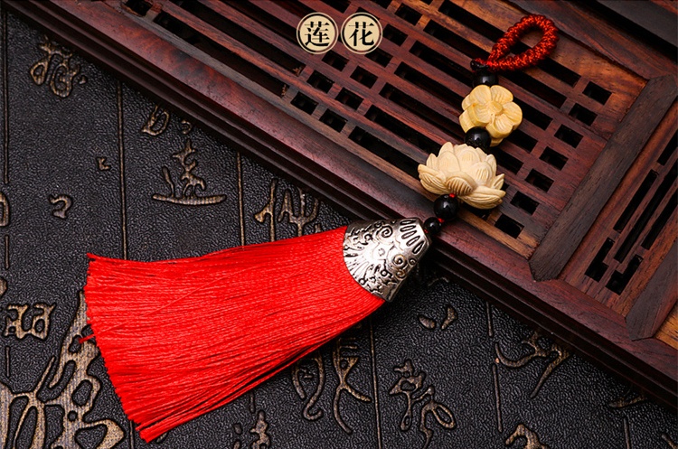 家佳樂文學(xué)流蘇木雕，年年有余細(xì)膩木雕