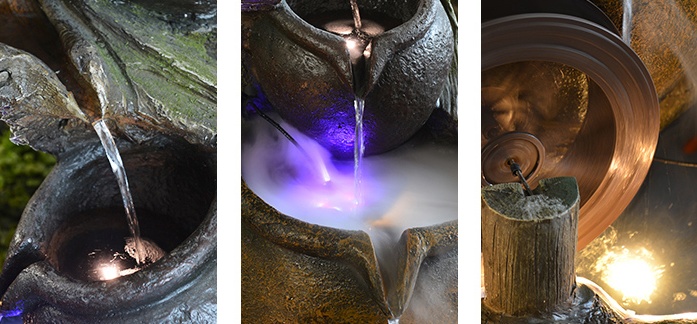 聽(tīng)涓涓細(xì)流的假山，看水鄉(xiāng)故事假山石