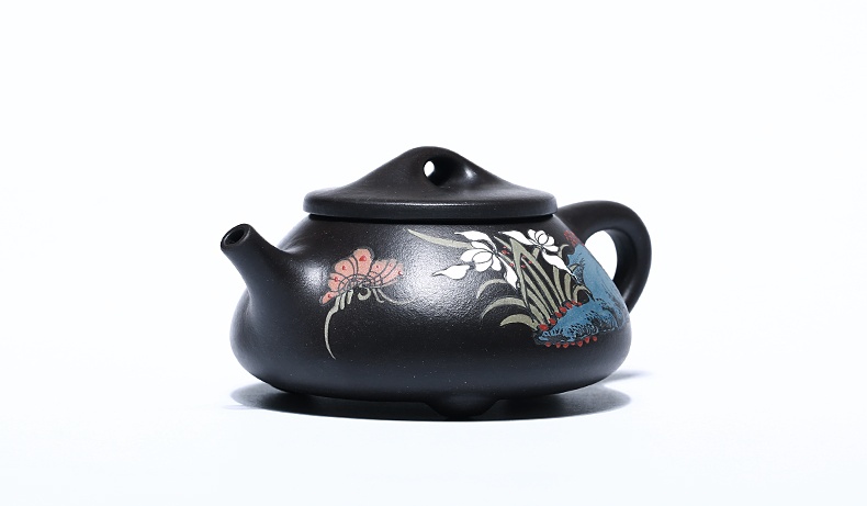 石瓢手工紫砂壺，精致典雅紫砂壺