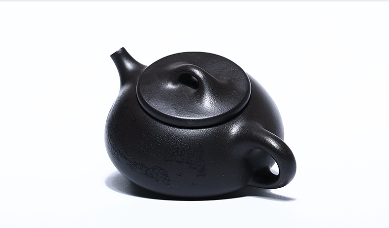 石瓢手工紫砂壺，精致典雅紫砂壺